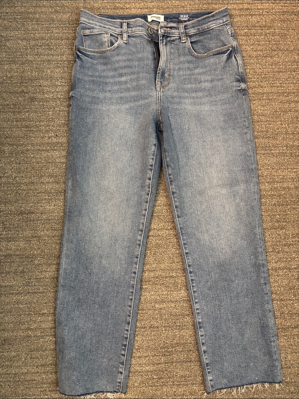 kenzie Light Blue Straight-Leg Women's Jeans